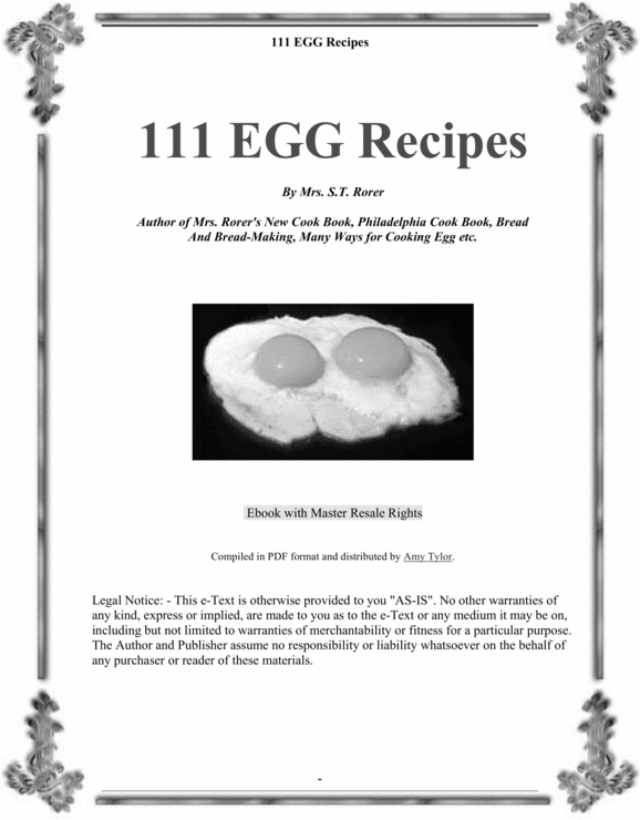 Product picture 111 EGG Recipes